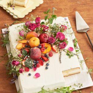Rustic Fruit Sheet Cake